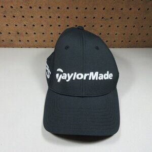 TaylorMade mens gray Sim tp5 strapback golf hat OS EUC